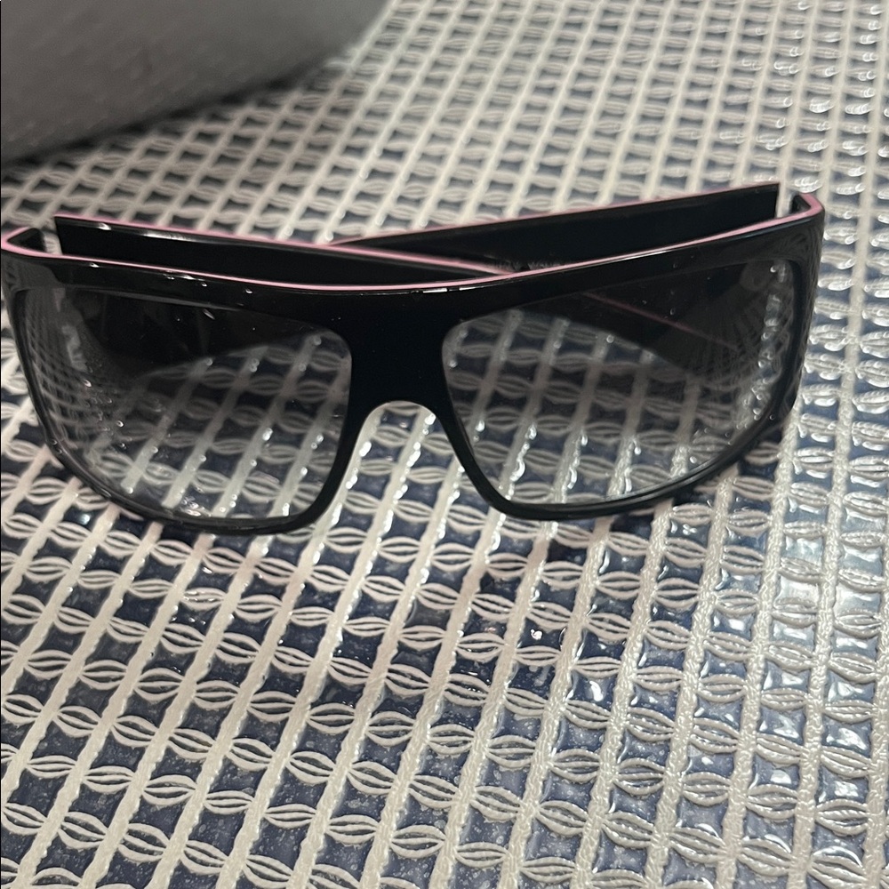 Authentic Dior Black and Pink Designer Sunglasses